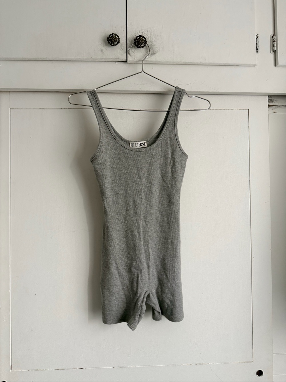 Eterne Tank Romper - Gray